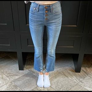 Madewell Bootcut cropped jeans